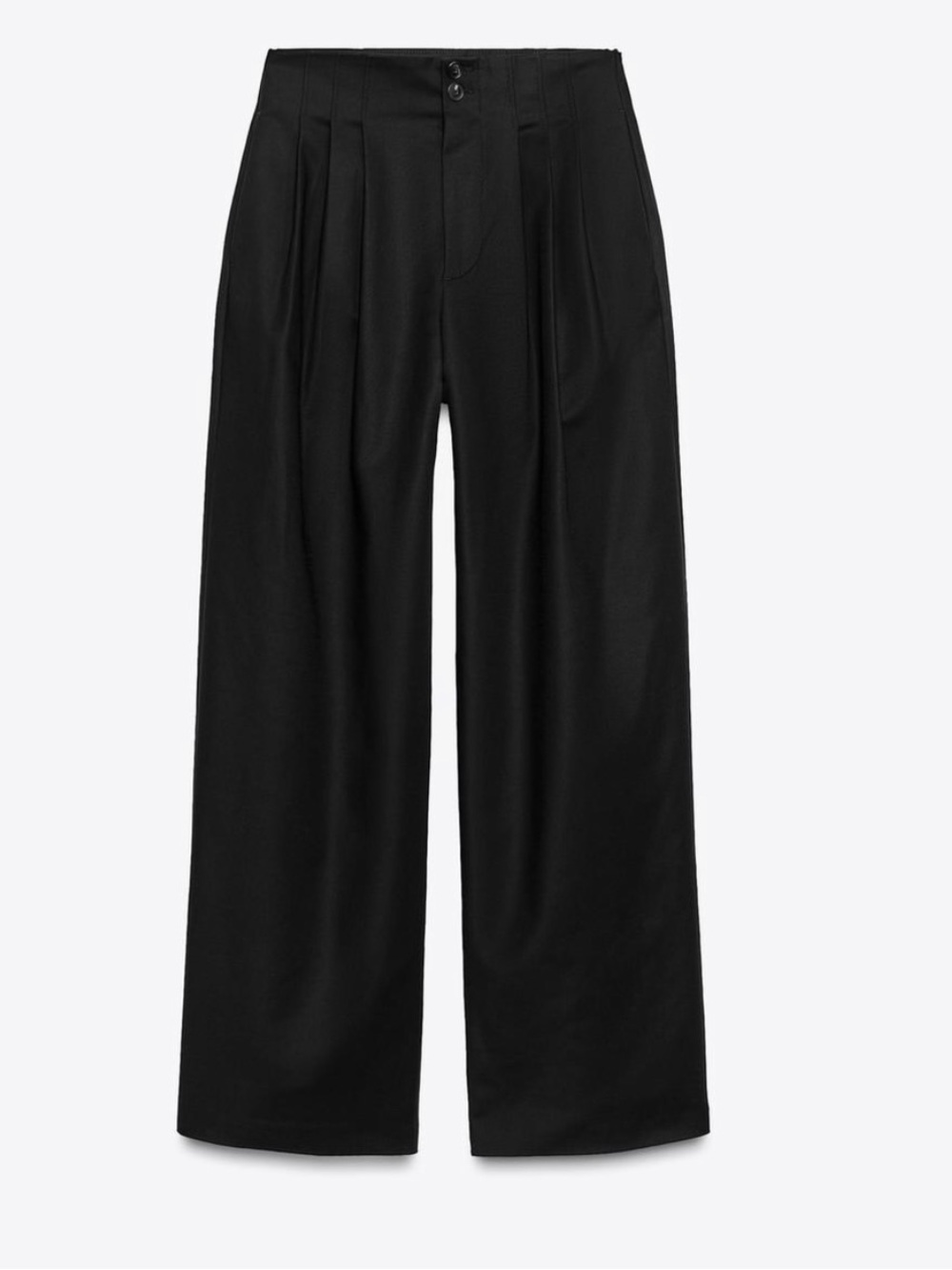 Zara NWT pleated wide leg pants 6136/241